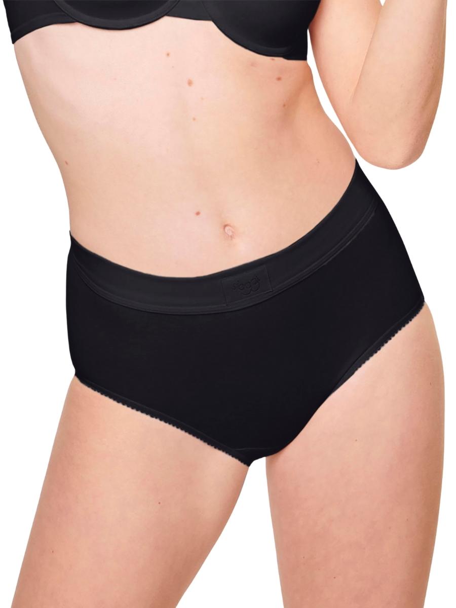 black sloggi maxi briefs