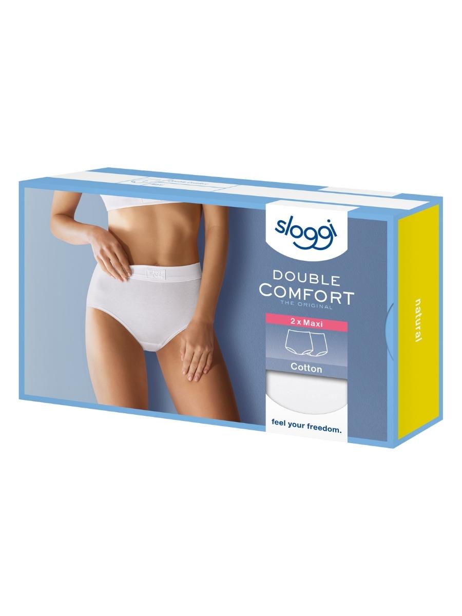 white sloggi maxi briefs